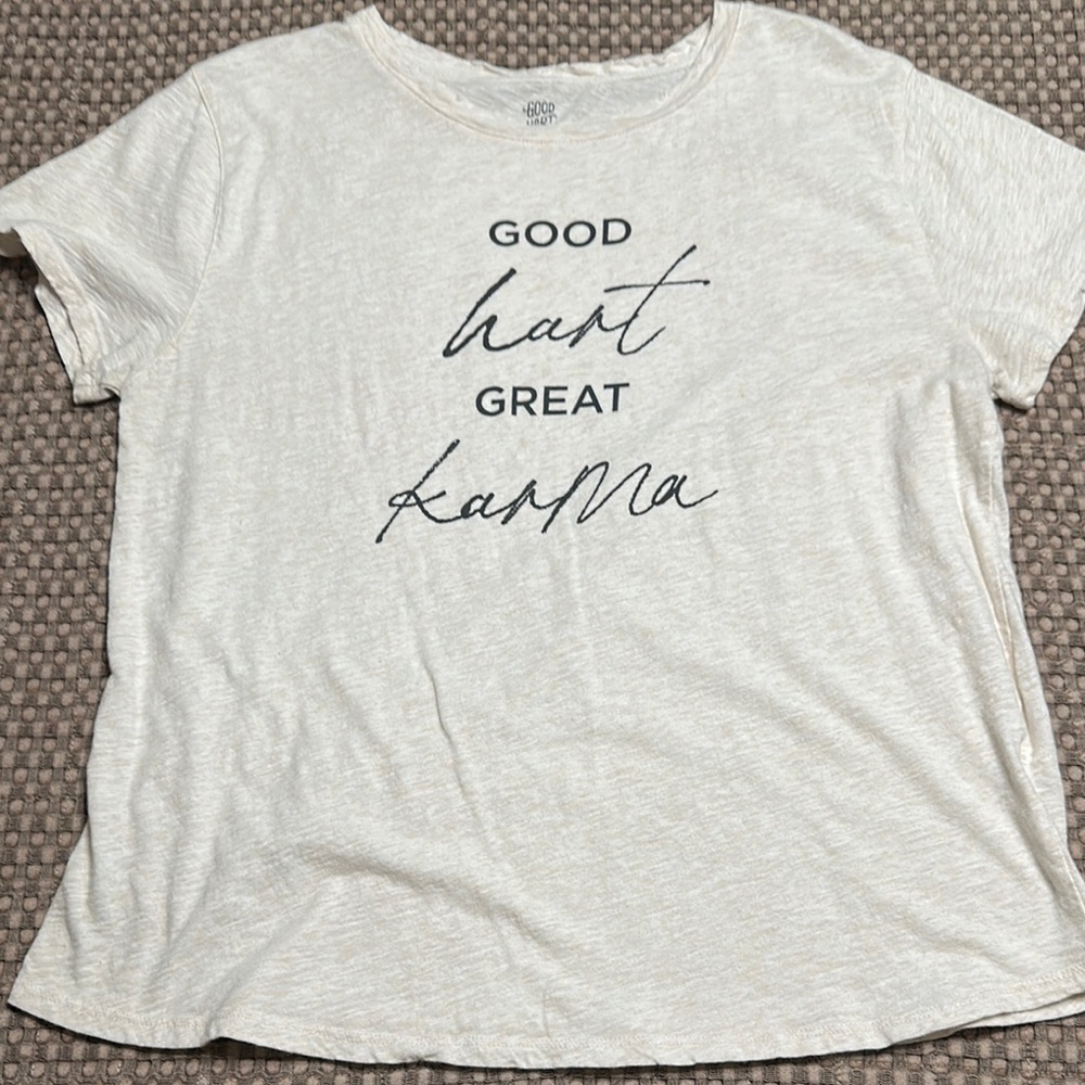 Matilda Jane Cream Relaxed Fit Short Sleeve Tee
